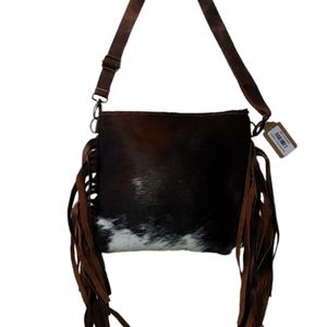 New Leather crossbody purse USA made